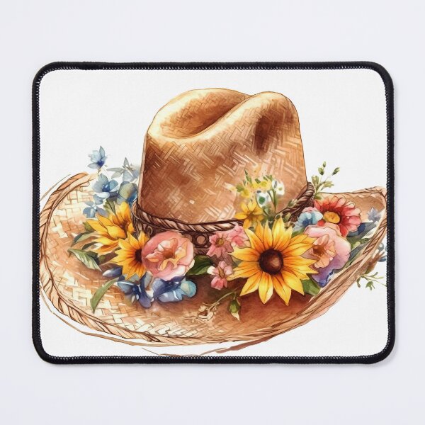 Item preview, Floral Hat Clipart, Flower Headwear Art, Blooming Hat, Garden Cap, Petal Hat, Rosy Headwear, Watercolor Paint Cozy designed and sold by CoolorPaint.