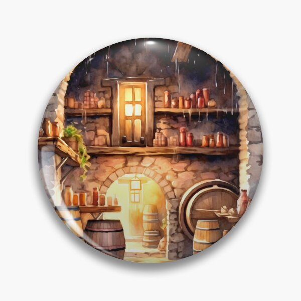 Item preview, Farmhouse Wine Cellar Clipart, Wine Storage, Rustic Cellar, Vintage Wines, Wine Collection, Farmhouse Winery, Wine Tasting designed and sold by CoolorPaint.