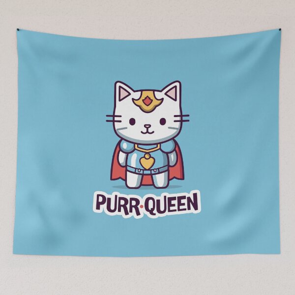 Item preview, Purr Queen designed and sold by MadSwellDesigns.