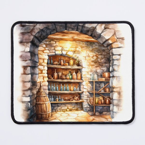 Item preview, Farmhouse Wine Cellar Clipart, Wine Storage, Rustic Cellar, Vintage Wines, Wine Collection, Farmhouse Winery, Wine Tasting designed and sold by CoolorPaint.