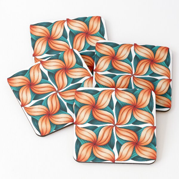 Item preview, Coral Floral Large designed and sold by lezell.