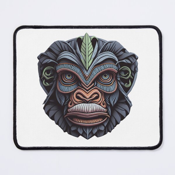 Item preview, DPrompt Design, T-Shirt, Funny Shirt, Dad Gifts, Mom Gift, Their Gifts , Graphic Tee, Cute TRIBAL APE MASK designed and sold by DPrompt.
