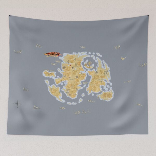 Item preview, Vanadiel Middle Lands Map designed and sold by Michael McClure.
