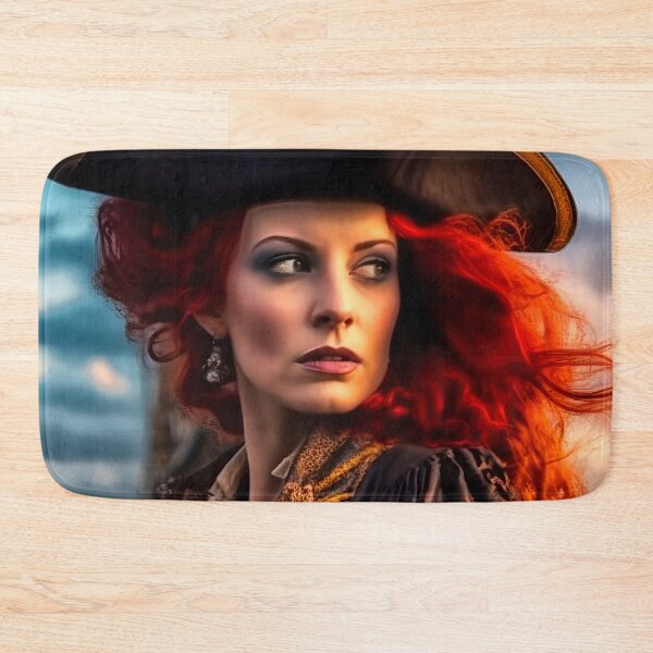 Item preview, Pirate Lady with red hair 3 designed and sold by Red Witch Art.