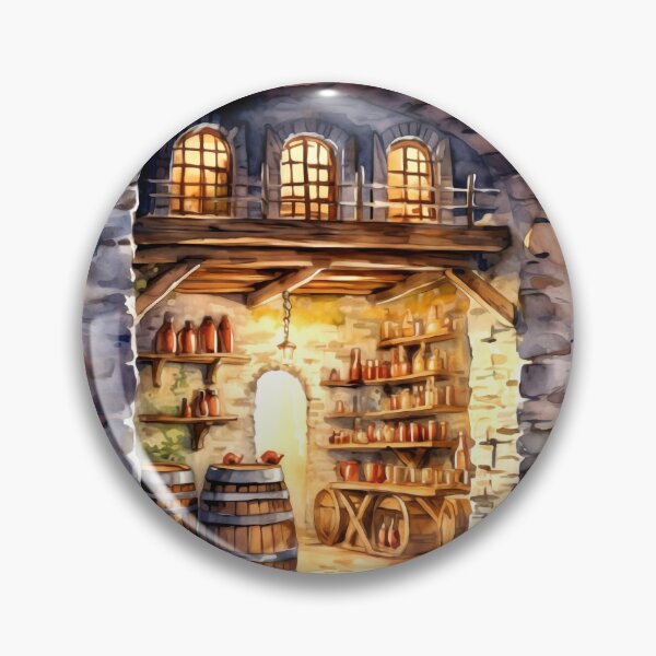 Item preview, Farmhouse Wine Cellar Clipart, Wine Storage, Rustic Cellar, Vintage Wines, Wine Collection, Farmhouse Winery, Wine Tasting designed and sold by CoolorPaint.