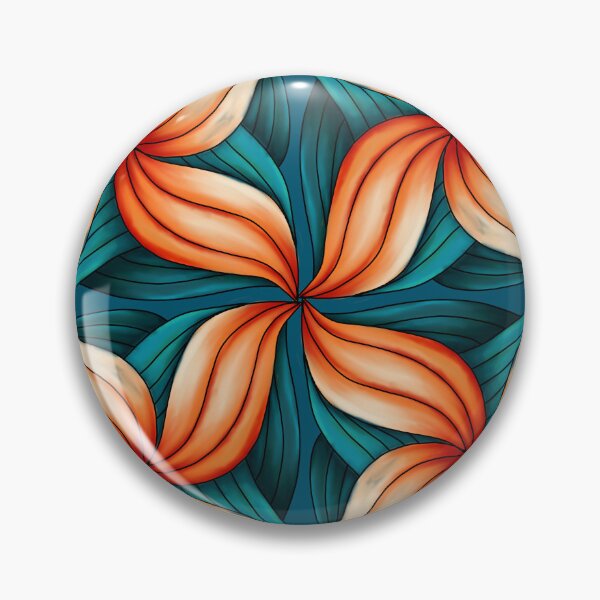 Item preview, Coral & Teal Floral Large designed and sold by lezell.