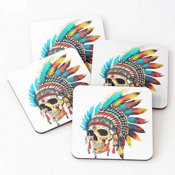 Item preview, DPrompt Design, T-Shirt, Funny Shirt, Dad Gifts, Mom Gift, Their Gifts , Graphic Tee, Cute Native American skull designed and sold by DPrompt.