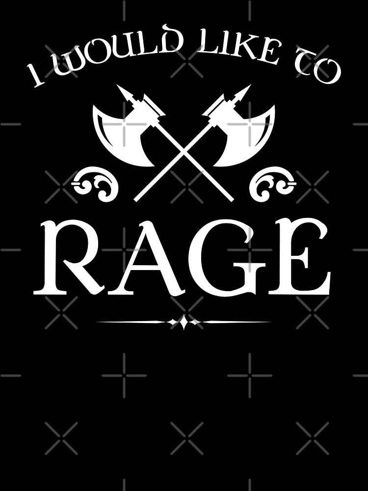 Thumbnail 2 of 2, Baby T-Shirt, Barbarian - I Would Like To Rage designed and sold by pixeptional.