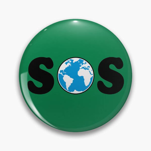 Item preview, SOS – Earth Overshoot Day / Climate Change (Black / 3C) designed and sold by Roderix.
