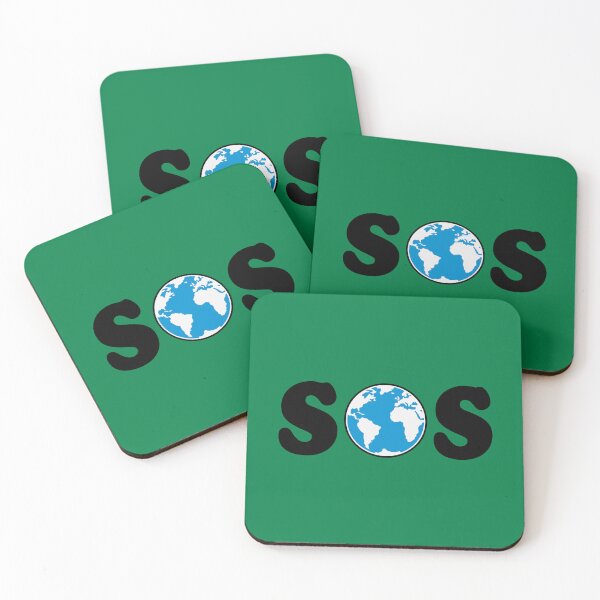 Item preview, SOS – Earth Overshoot Day / Climate Change (Black / 3C) designed and sold by Roderix.