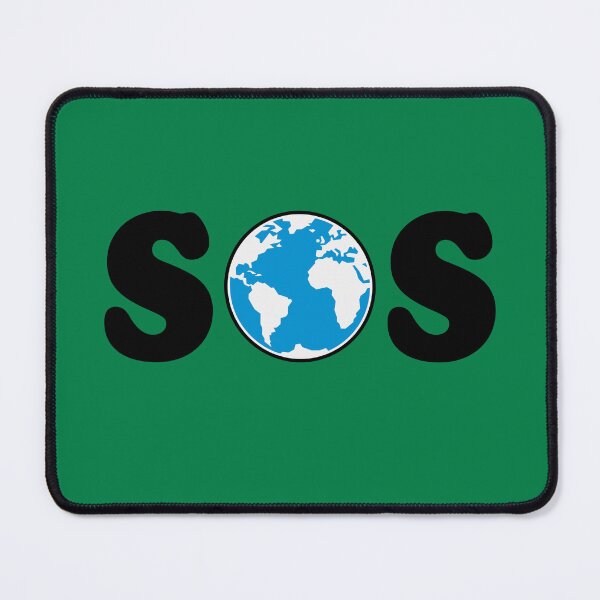 Item preview, SOS – Earth Overshoot Day / Climate Change (Black / 3C) designed and sold by Roderix.