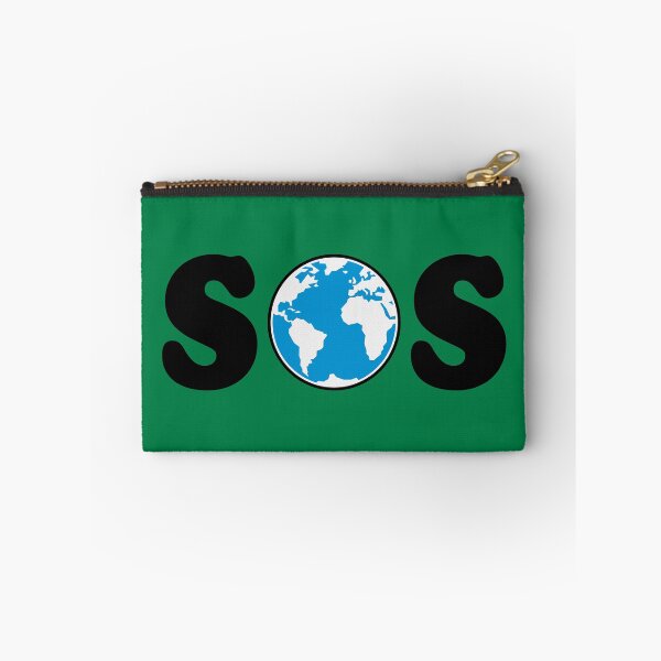 Item preview, SOS – Earth Overshoot Day / Climate Change (Black / 3C) designed and sold by Roderix.