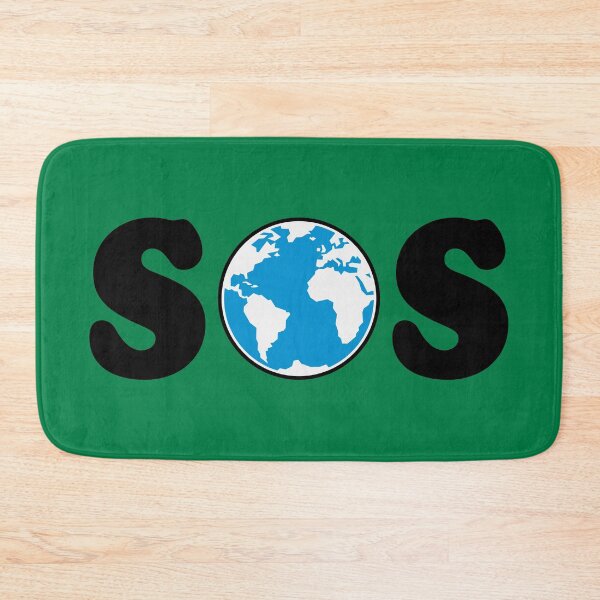 Item preview, SOS – Earth Overshoot Day / Climate Change (Black / 3C) designed and sold by Roderix.