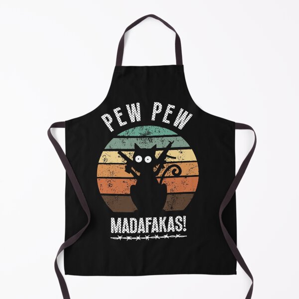 Item preview, Pew Pew Crazy Cat Madafakas Vintage designed and sold by ArtchemyStudio.