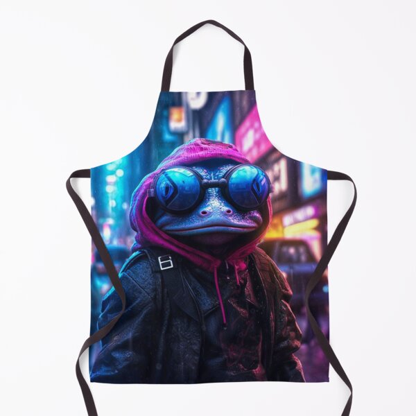 Item preview, Cyberpunk frog designed and sold by Studio-Gekko.