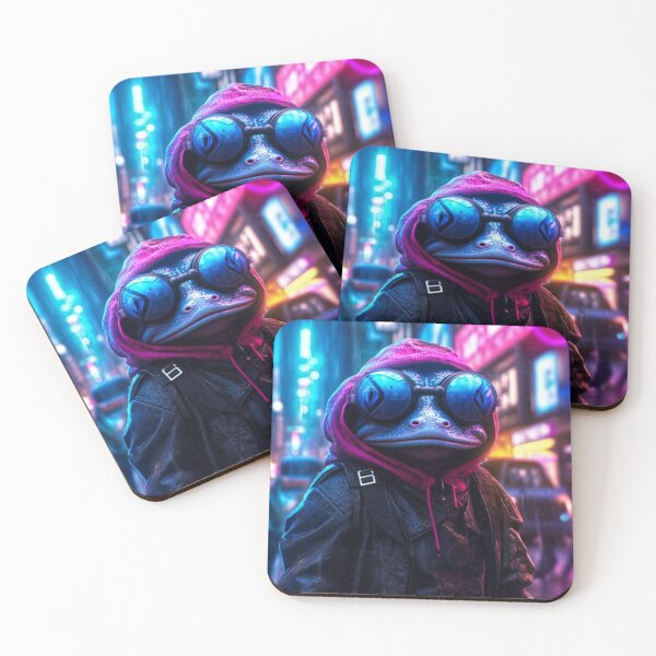 Item preview, Cyberpunk frog designed and sold by Studio-Gekko.