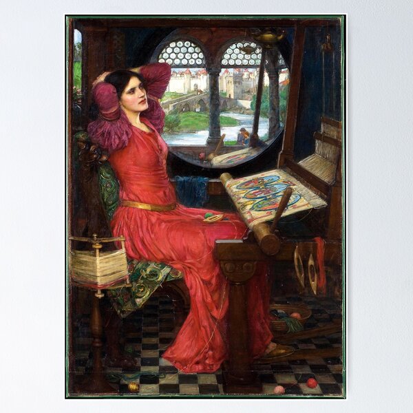 Artikel-Vorschau von Ich habe die Schatten satt, sagte die Dame von Shalott – John William Waterhouse, designt und verkauft von forgottenbeauty.
