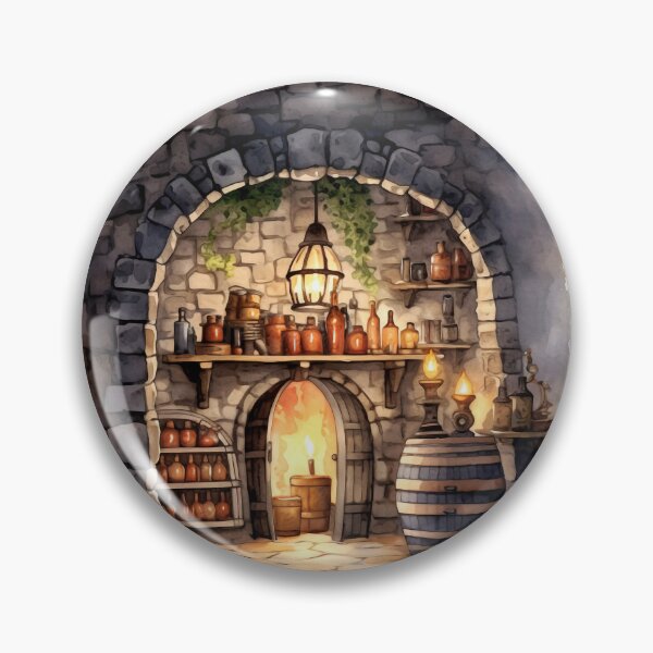 Item preview, Farmhouse Wine Cellar Clipart, Wine Storage, Rustic Cellar, Vintage Wines, Wine Collection, Farmhouse Winery, Wine Tasting designed and sold by CoolorPaint.