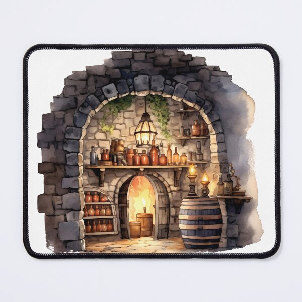 Item preview, Farmhouse Wine Cellar Clipart, Wine Storage, Rustic Cellar, Vintage Wines, Wine Collection, Farmhouse Winery, Wine Tasting designed and sold by CoolorPaint.