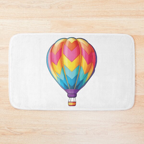 Item preview, Lovable Kawaii Hot Air Balloon | Joyful and Vibrant designed and sold by PopPopGfx.