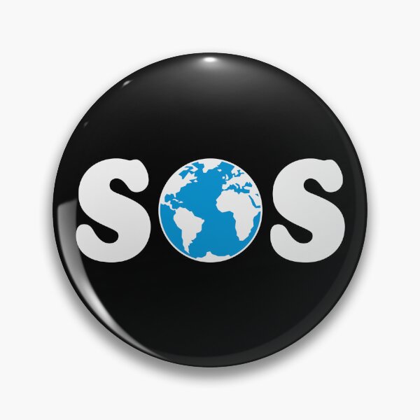 Item preview, SOS – Earth Overshoot Day / Climate Change (White / 2C) designed and sold by Roderix.