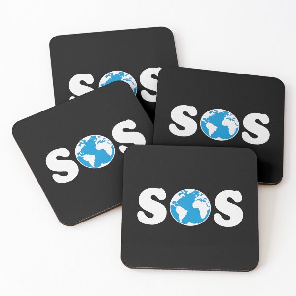 Item preview, SOS – Earth Overshoot Day / Climate Change (White / 2C) designed and sold by Roderix.