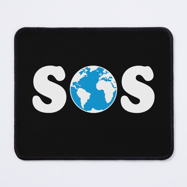 Item preview, SOS – Earth Overshoot Day / Climate Change (White / 2C) designed and sold by Roderix.