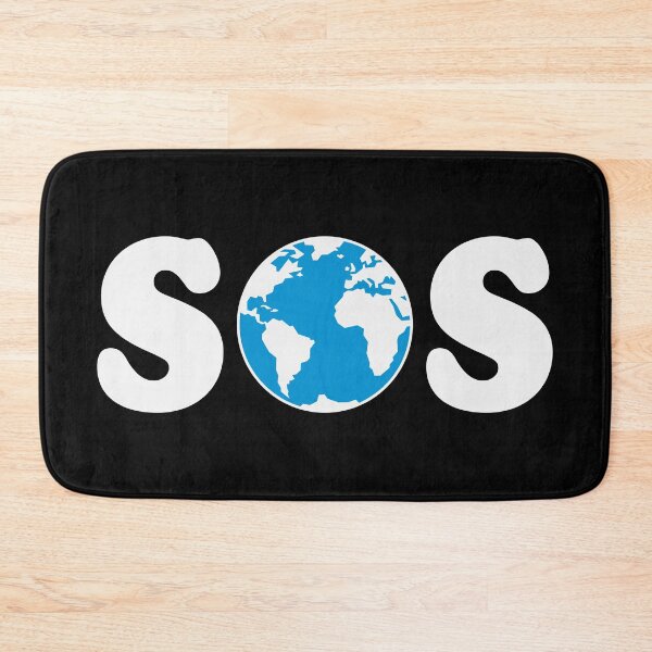 Item preview, SOS – Earth Overshoot Day / Climate Change (White / 2C) designed and sold by Roderix.