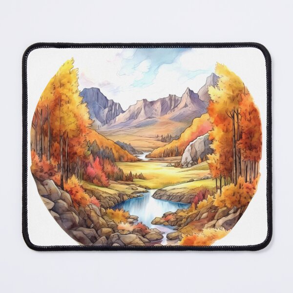 Item preview, Mountain Valley Clipart, Alpine Beauty, Majestic Peaks, Scenic Vista, Valley Serenity, Mountain Escape, Panoramic Views designed and sold by CoolorPaint.