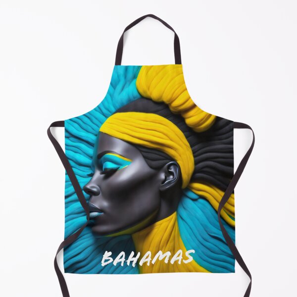 Item preview, Bahamas Woman Flag designed and sold by EclecticCharm.