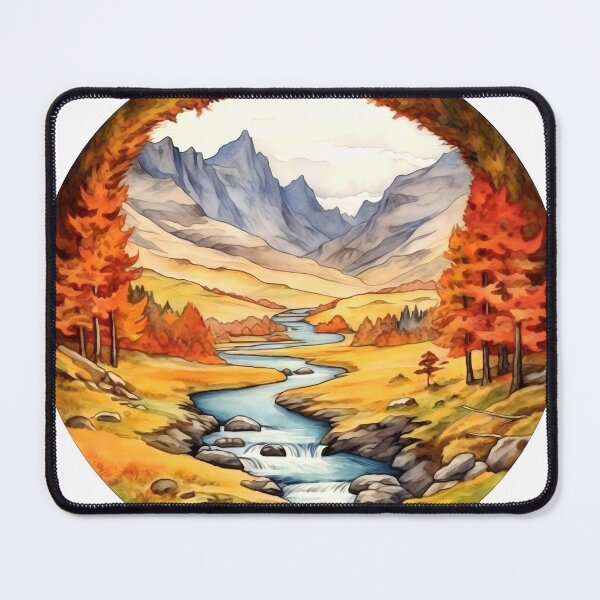 Item preview, Mountain Valley Clipart, Alpine Beauty, Majestic Peaks, Scenic Vista, Valley Serenity, Mountain Escape, Panoramic Views designed and sold by CoolorPaint.