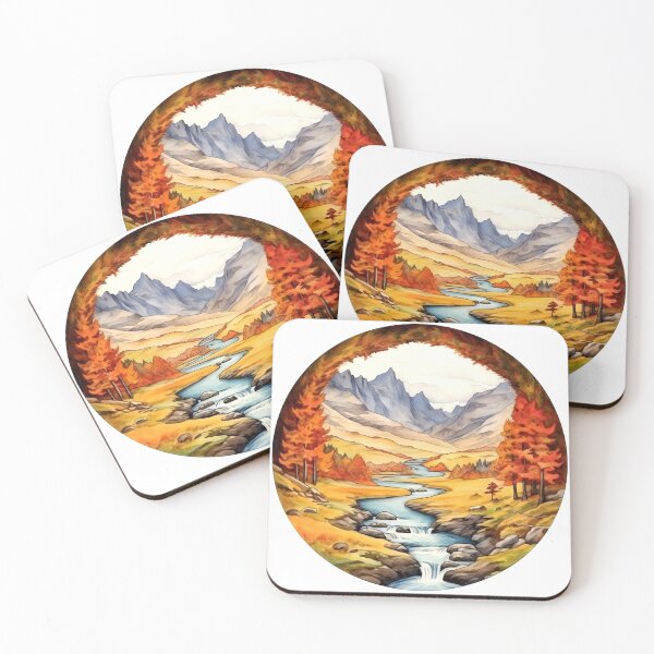 Item preview, Mountain Valley Clipart, Alpine Beauty, Majestic Peaks, Scenic Vista, Valley Serenity, Mountain Escape, Panoramic Views designed and sold by CoolorPaint.