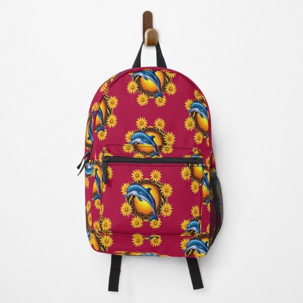 Item preview, Cartoon Of A Porpoise or Dolphin With Florida Wildflowers designed and sold by taiche.