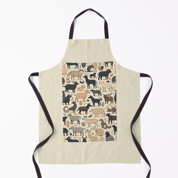 Item preview, wild creatures pattern illustration designed and sold by Meta-Shoppy.