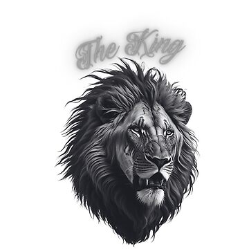 Sticker avec l uvre Le roi lion de style tatouage r aliste