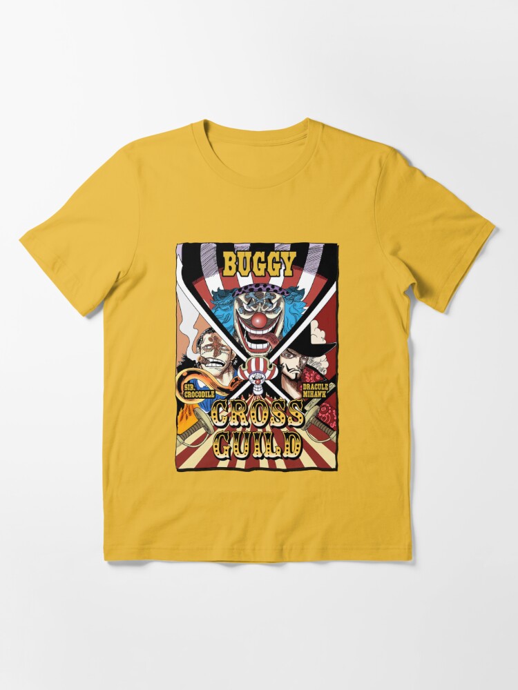 Buggy One Piece , One Piece Pirates Cross Guild Anime Unisex Tshirt ALL  SIZES