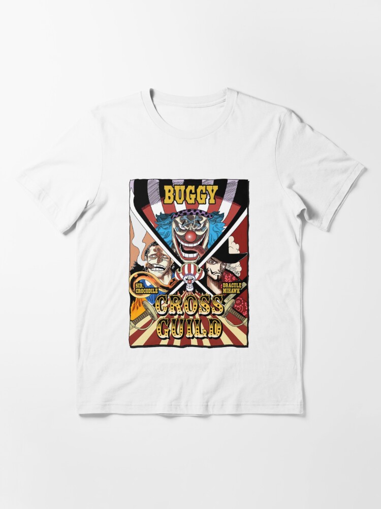 Buggy One Piece , One Piece Pirates Cross Guild Anime Unisex Tshirt ALL  SIZES