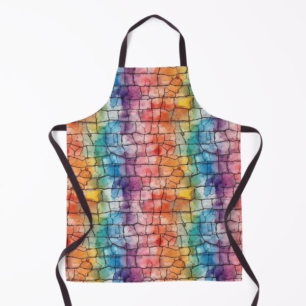 Item preview, Rainbow Colorful Watercolor Block Pattern designed and sold by Brainless Art.