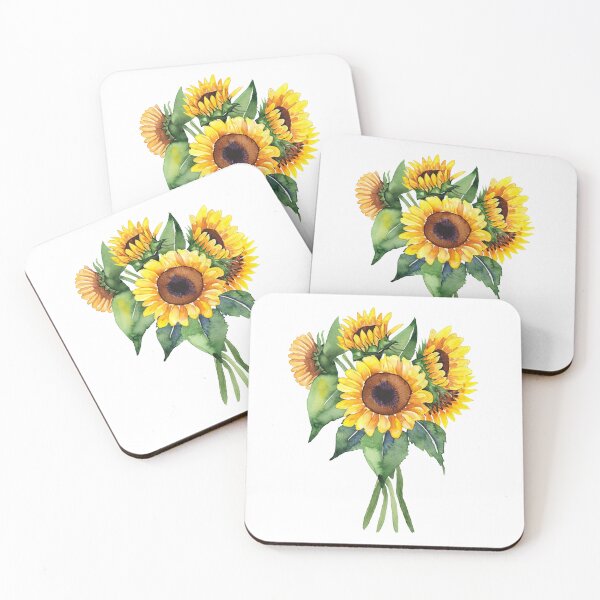 Item preview, Watercolor sunflowers designed and sold by palmwooddesigns.