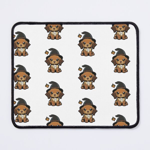 Item preview, Cute Puppy in a Wizard Hat | Whimsical Pet Art Pattern designed and sold by AdventurerPack.