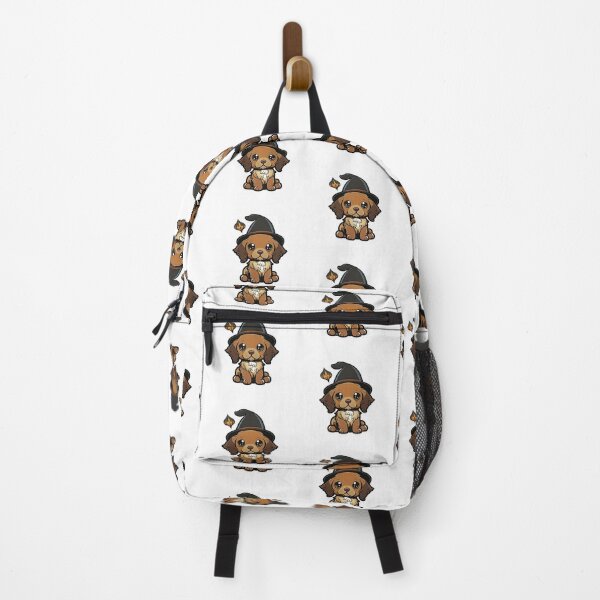 Item preview, Cute Puppy in a Wizard Hat | Whimsical Pet Art Pattern designed and sold by AdventurerPack.