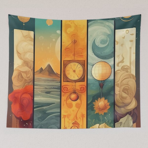 Item preview, Kharma  ELEMENTOS abstract imagination Classic designed and sold by DaytoNightCo.