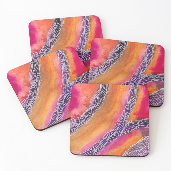 Item preview, Watercolor abstract vibrant colors energy designed and sold by InspiringLines.