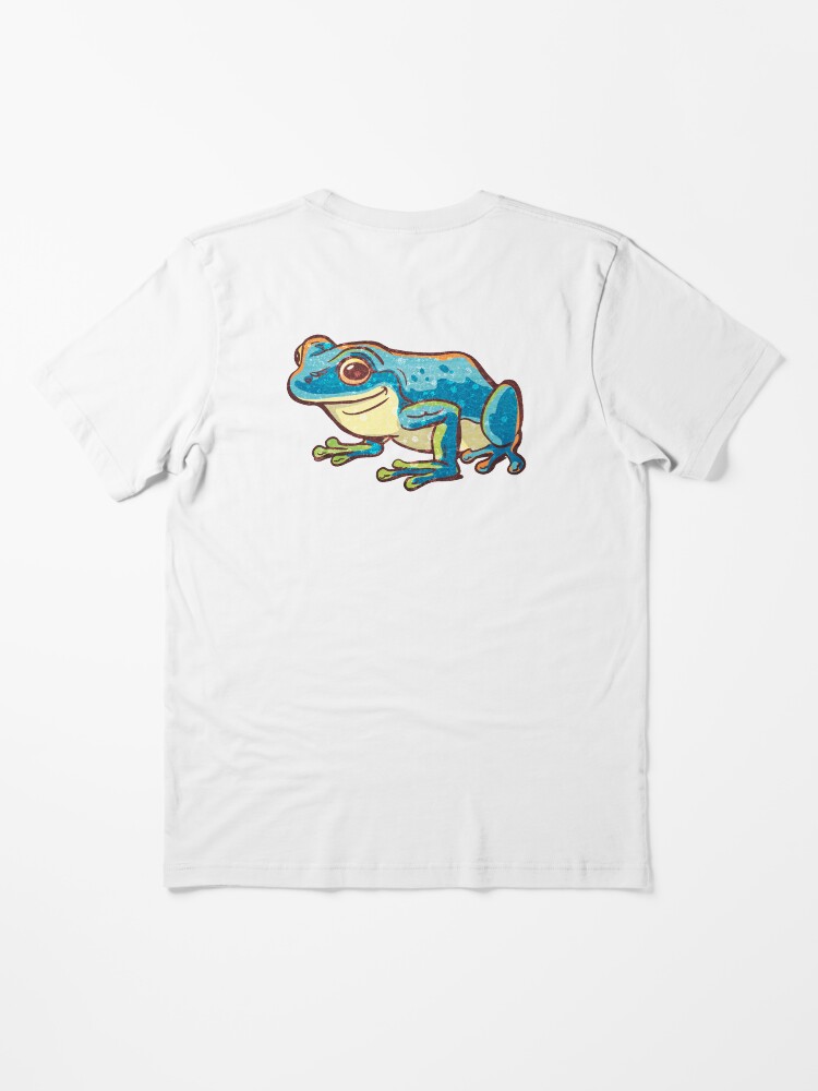 Alternate view of blue frog Essential T-Shirt