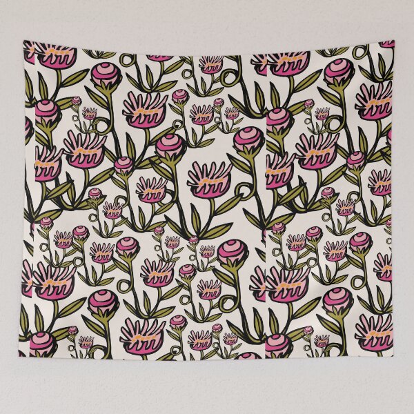 Item preview, Doodley flower field designed and sold by maddydoodlesoup.