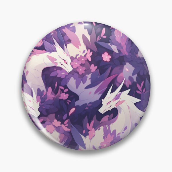 Item preview, Purple flower power dragons designed and sold by HydraDreams.