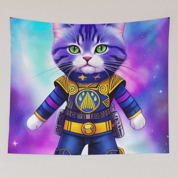 Item preview, Galactic Meowrior designed and sold by DrGin-and-Juice.