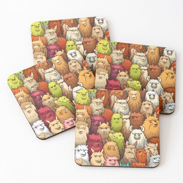 Item preview, Llama Drama Pattern  designed and sold by KateAndersonLTD.