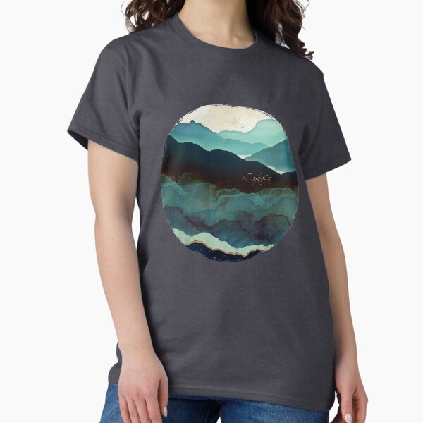 Item preview, Indigo Mountains designed and sold by spacefrogdesign.