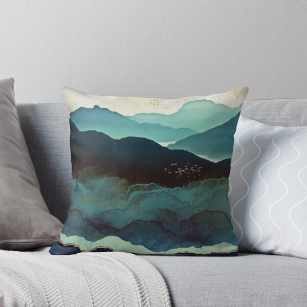 Item preview, Indigo Mountains designed and sold by spacefrogdesign.